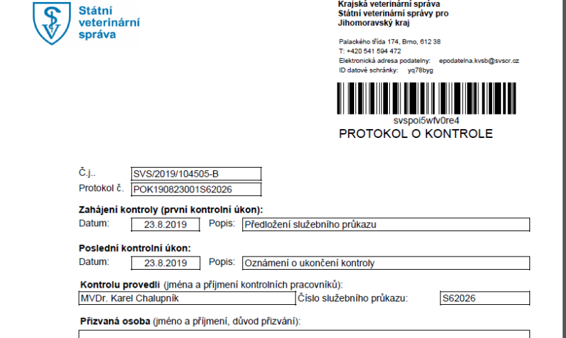 Kontrola KVS 2019